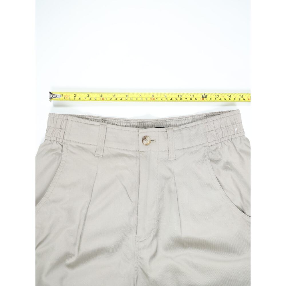 Madewell Wide Leg Pleated Trouser Pants 10 Khaki TENCEL Capsule Minimalist Luxe - Picture 12 of 15